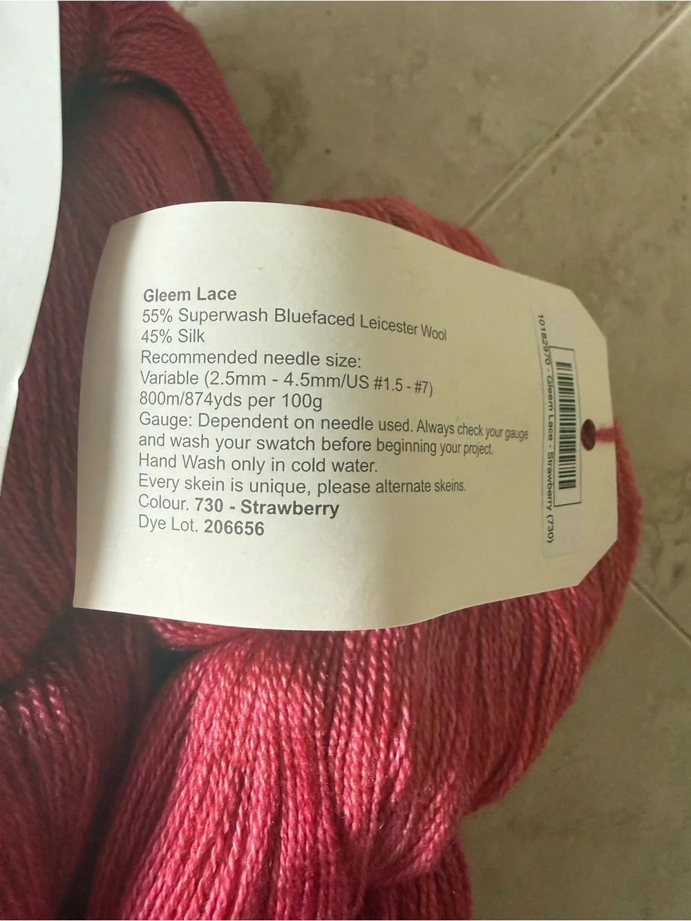 Fyberspates Luxury Yarn - Two Strawberry Pink Hanks